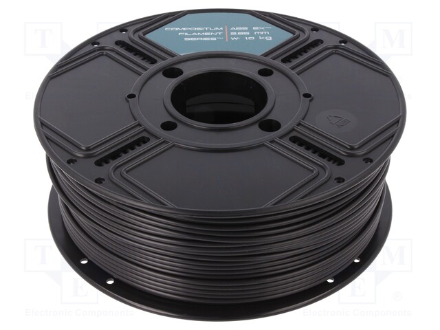 Filament: ABS EX; 2.85mm; black; Printing temp: 250°C; 1kg