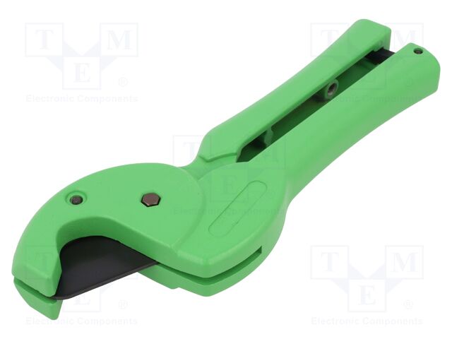 Cutting machine; for cutting plastic pipes; 200mm; Ø26mm max