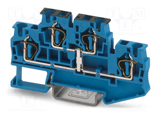 Splice terminal: rail; ST; PA; terminals: 4; W: 6.2mm; H: 83.5mm