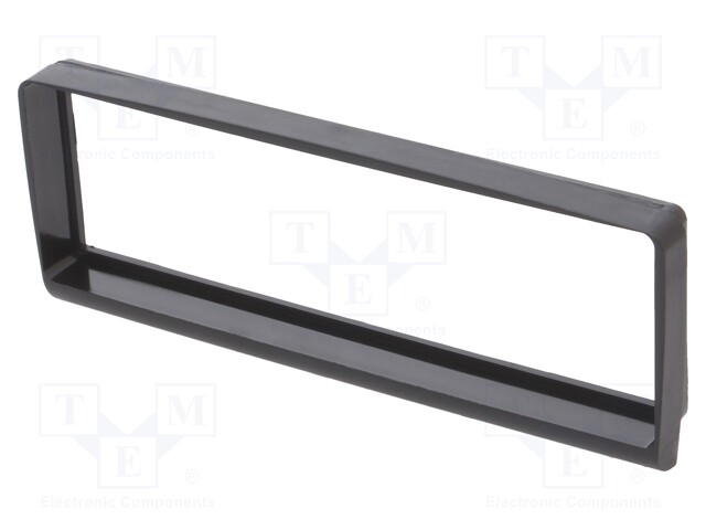 Radio mounting frame; Alfa Romeo; 1 DIN; black