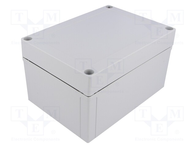 Enclosure: multipurpose; X: 130mm; Y: 180mm; Z: 100mm; MNX; grey; IK08