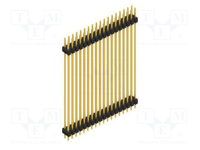Connector: pin strips; pin header; male; PIN: 36; 2.54mm; THT; 2x18