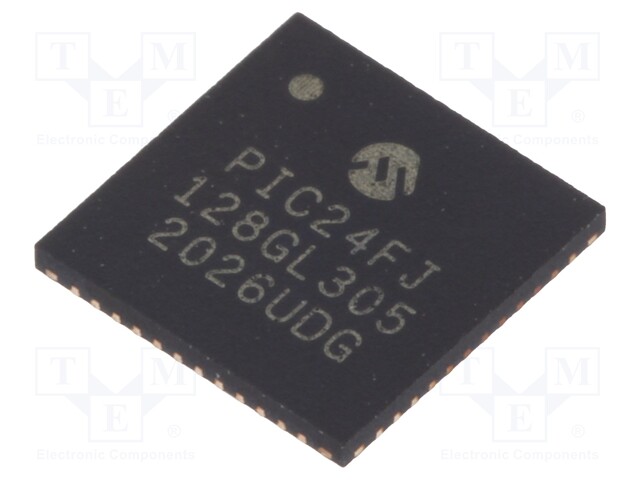 PIC microcontroller; Memory: 128kB; SRAM: 8B; SMD; UQFN48