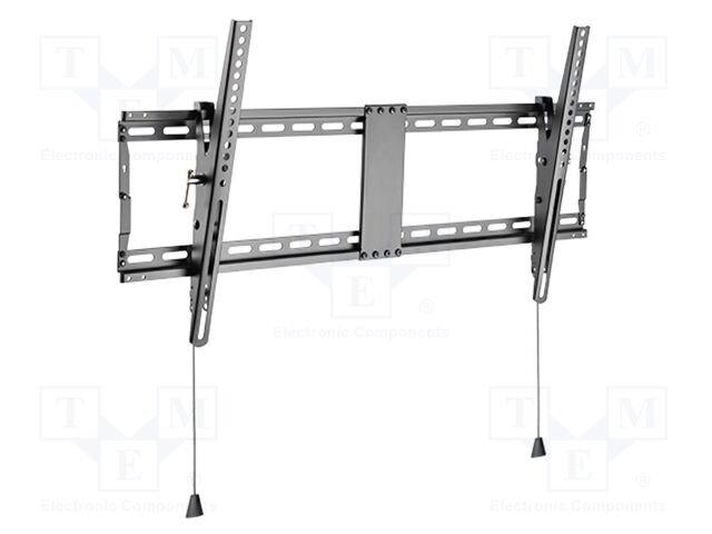 Holder; for wall mounting; 70kg; 43÷90"; black