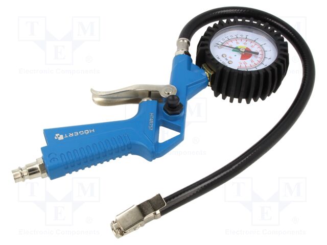 Wheel inflation gun; 0÷12bar; Connection: 1/4"