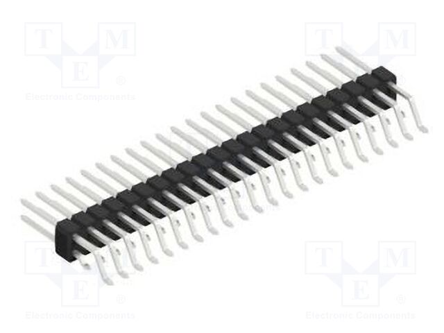 Connector: pin strips; pin header; male; PIN: 44; 2.54mm; SMT; 2x22
