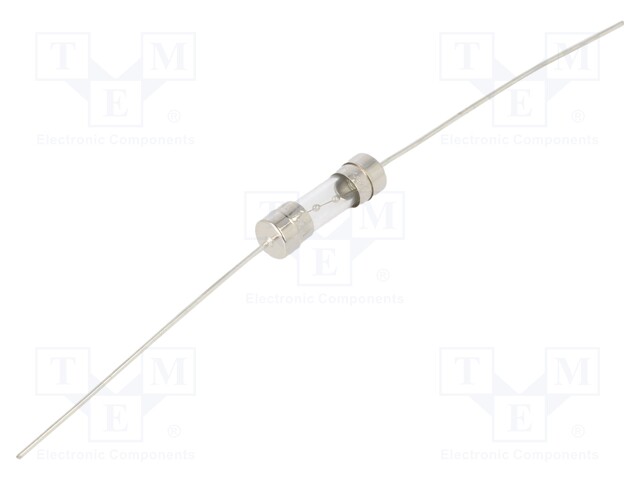 Fuse: fuse; 1.5A; 250VAC; glass; 5x16mm; copper