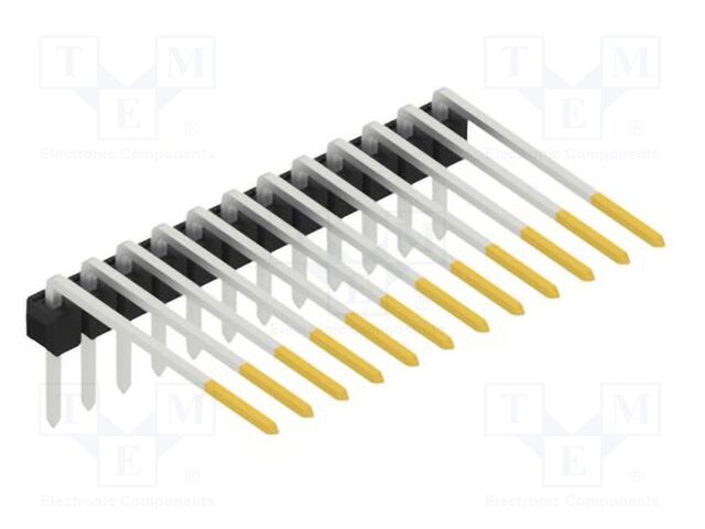 Connector: pin strips; pin header; male; PIN: 12; 2.54mm; THT; 1x12