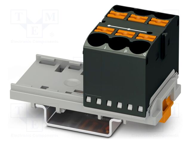 Splice terminal: rail; 57A; 800V; push-in; L: 25.1mm; 0.5÷16mm2