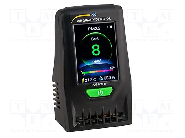 Meter: air quality; Range: 0÷2000um; Humid.range: 0÷100%RH