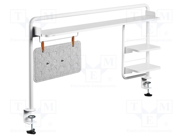 Shelf; white; 1400mm; steel
