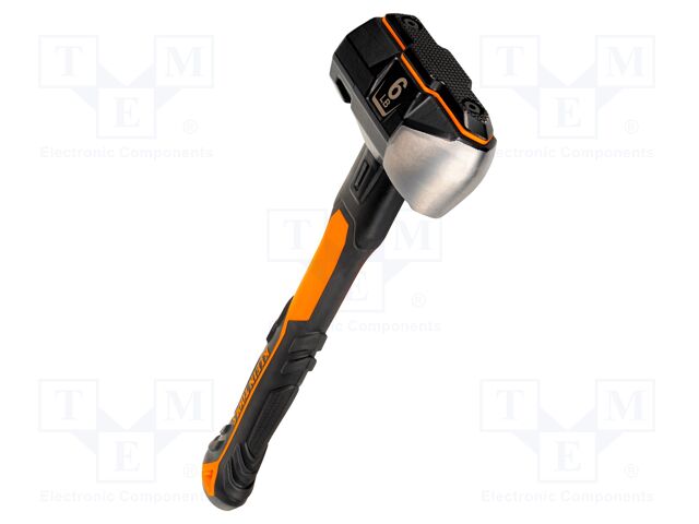 Hammer; general purpose; 147mm; 2.7kg; hardened steel; fiberglass