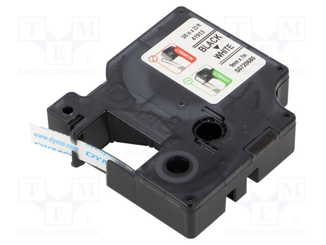 Tape; Width: 9mm; Colour: white; Character colour: black; L: 7m