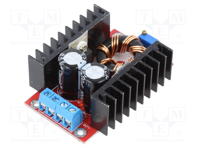 Converter: step up; Uout: 12÷35V; Uin: 10÷32V; 10A; 80÷94%