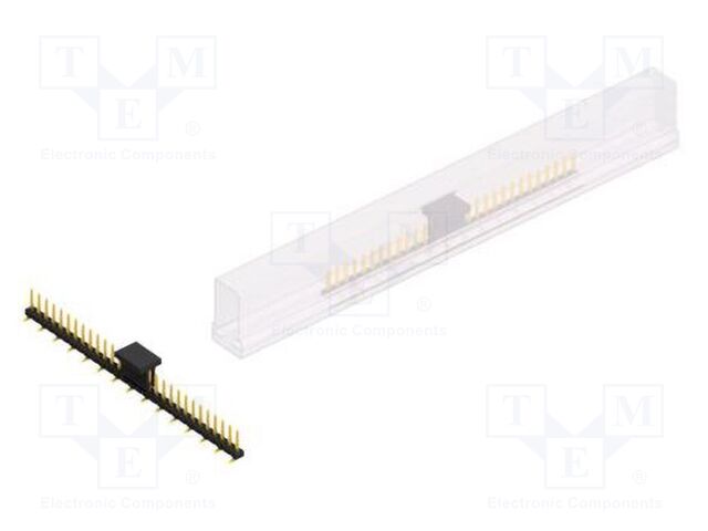 Connector: pin strips; pin header; male; PIN: 29; 2mm; SMT; 1x29