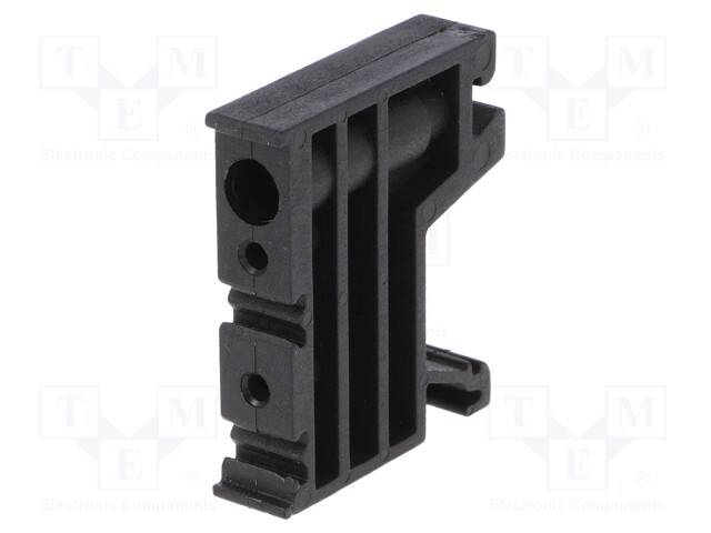 Holder; Application: ZUG; black; Width: 10mm; polyamide; TS35