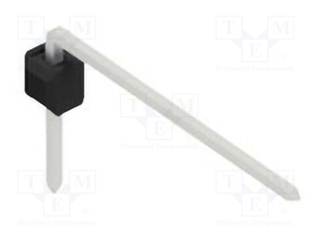 Connector: pin strips; pin header; male; PIN: 1; 2.54mm; THT; 1x1