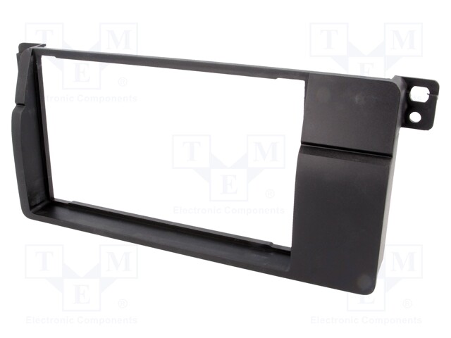 Radio mounting frame; BMW; 2 DIN; black