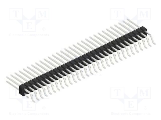 Connector: pin strips; pin header; male; PIN: 60; 2.54mm; SMT; 2x30