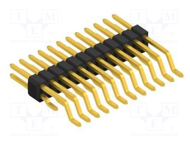 Connector: pin strips; pin header; male; PIN: 24; 1.27mm; SMT; 2x12