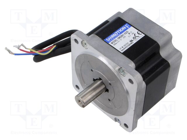 Motor: AC; 2-phase,bipolar,stepper; 100VAC; step 1,8°; 3.3Nm; 6A