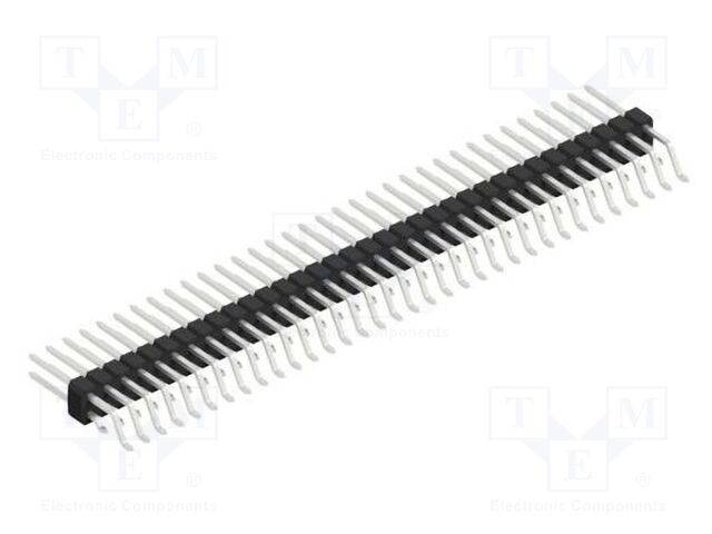 Connector: pin strips; pin header; male; PIN: 68; 2.54mm; SMT; 2x34