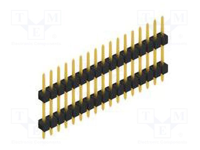 Connector: pin strips; pin header; male; PIN: 17; 2.54mm; THT; 1x17