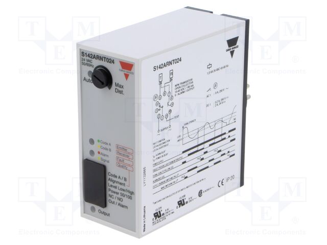 Sensor: photoelectric; NPN; DARK-ON,LIGHT-ON; IP rating: IP20