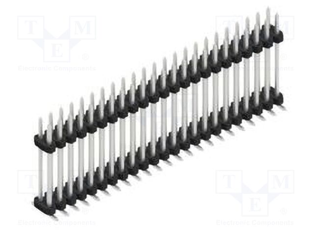Connector: pin strips; pin header; male; PIN: 46; 2mm; SMT; 2x23