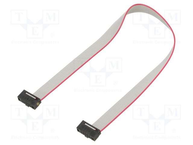 Ribbon cable with IDC connectors; Tape ph: 0.64mm; 190mm