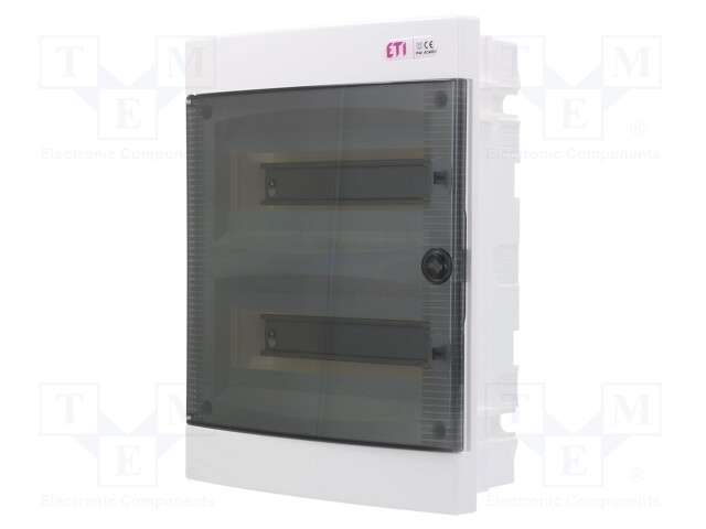 Enclosure: for modular components; IP40; white; No.of mod: 24