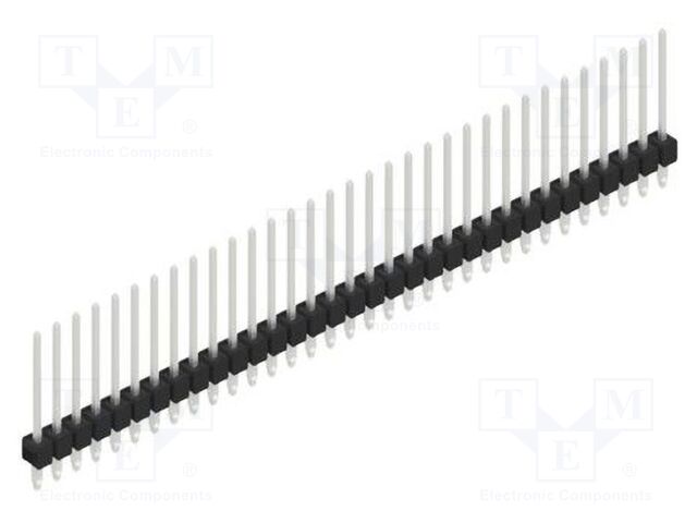 Connector: pin strips; pin header; male; PIN: 33; 2.54mm; THT; 1x33