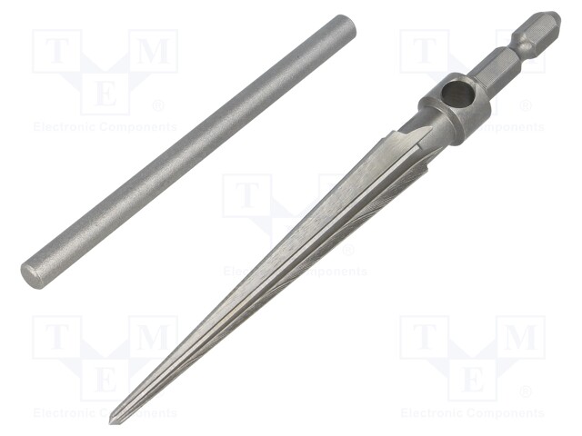 Taper reamer; Blade: 55-58 HRC; carbon steel; Tool length: 127mm