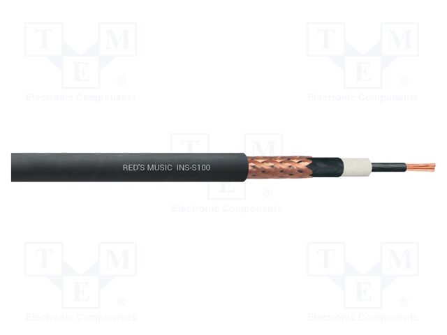 Wire: instrumental; 1x0.5mm2; stranded; Cu; black; PVC; -20÷65°C