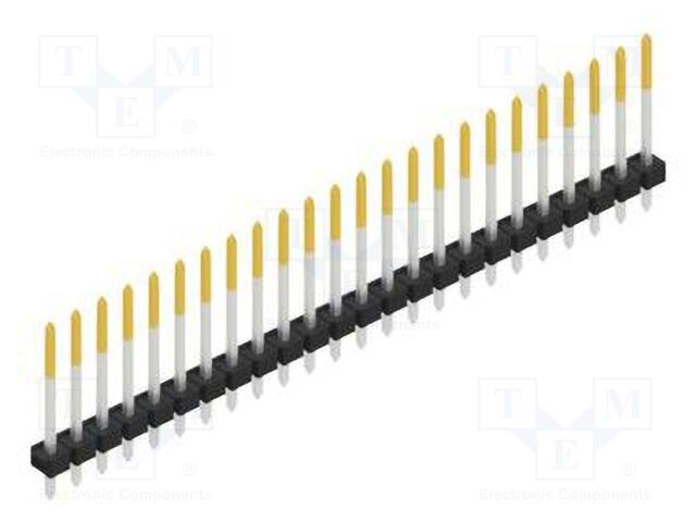 Connector: pin strips; pin header; male; PIN: 24; 2.54mm; THT; 1x24