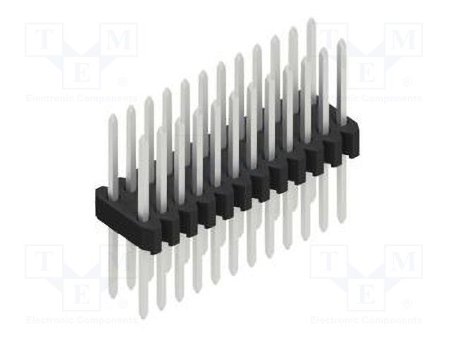 Connector: pin strips; pin header; male; PIN: 24; 1.27mm; THT; 2x12