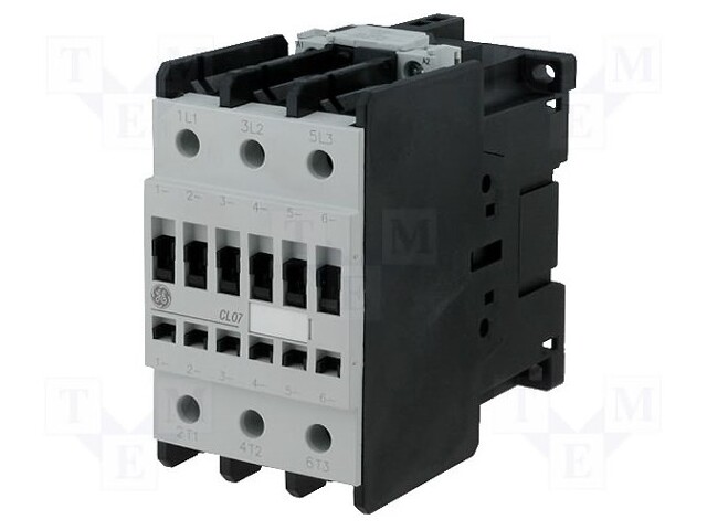 Contactor: 3-pole; NO x3; 230VAC; 65A; DIN,on panel; CL; 30kW
