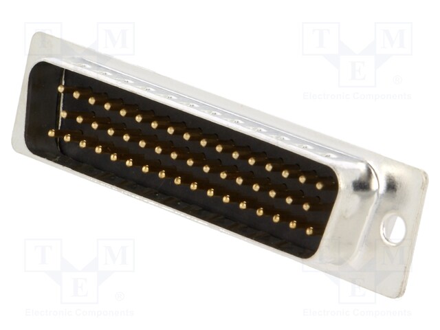 D-Sub; PIN: 50; plug; male; stamped and formed contacts; soldering