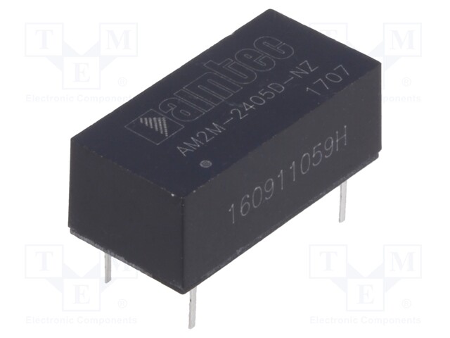 Converter: DC/DC; 2W; Uin:21.6÷26.4V; Uout:5VDC; Uout2:-5VDC; 2.8g
