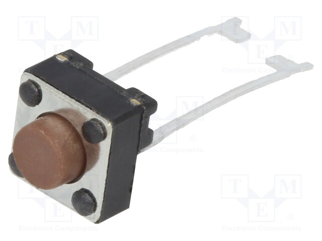 Microswitch TACT; SPST; Pos: 2; 0.05A/12VDC; THT; none; 0.98N; 1.4mm