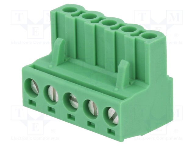 Pluggable terminal block; 5.08mm; ways: 5; straight; plug; female