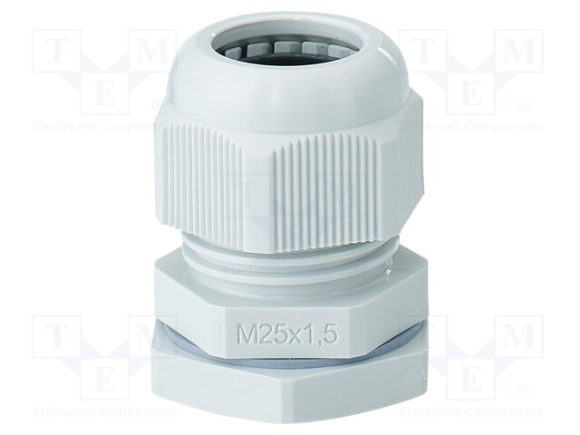 Cable gland; M25; 1.5; IP66,IP67; polyamide; light grey