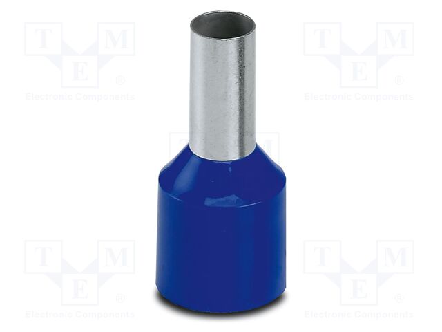 Tip: bootlace ferrule; insulated; copper; Bit len: 12mm; tinned