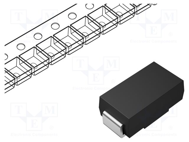Standard Recovery Diode, 1 kV, 1 A, Single, 1.3 V, 500 ns, 30 A