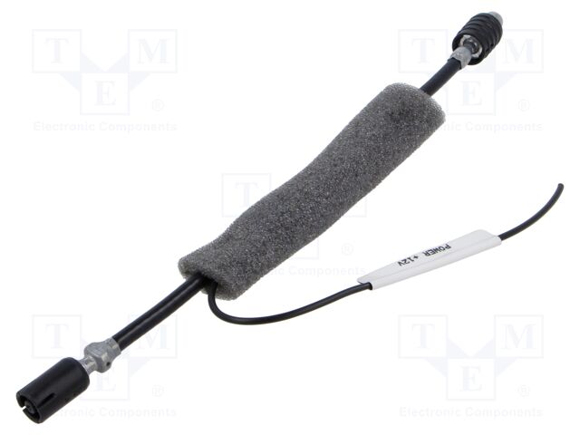 Cable; HC97 socket,HC97 plug; black; straight; 0.25m