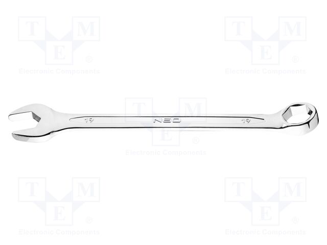 Wrench; 6-angles,combination spanner; 19mm; L: 230mm