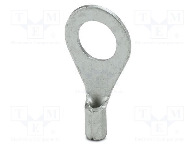 Non-insulated; Body: silver; Tip: ring