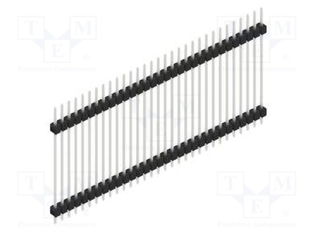Connector: pin strips; pin header; male; PIN: 31; 2.54mm; THT; 1x31