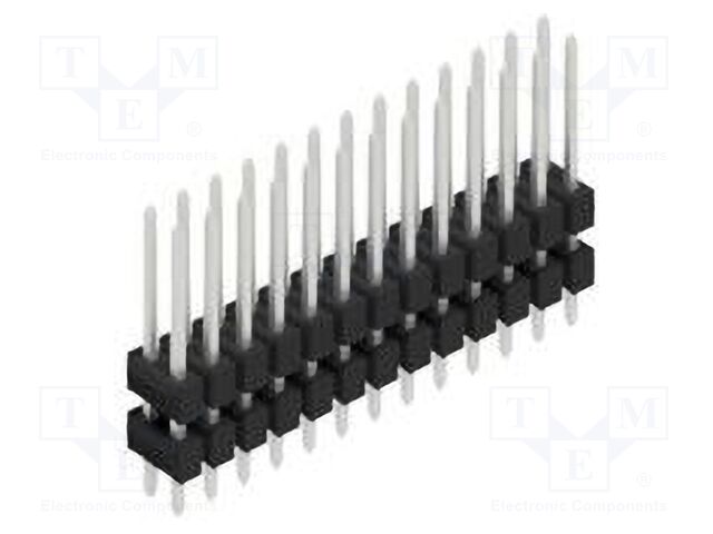 Connector: pin strips; pin header; male; PIN: 26; 2.54mm; THT; 2x13