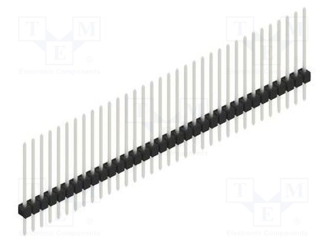 Connector: pin strips; pin header; male; PIN: 34; 2.54mm; THT; 1x34